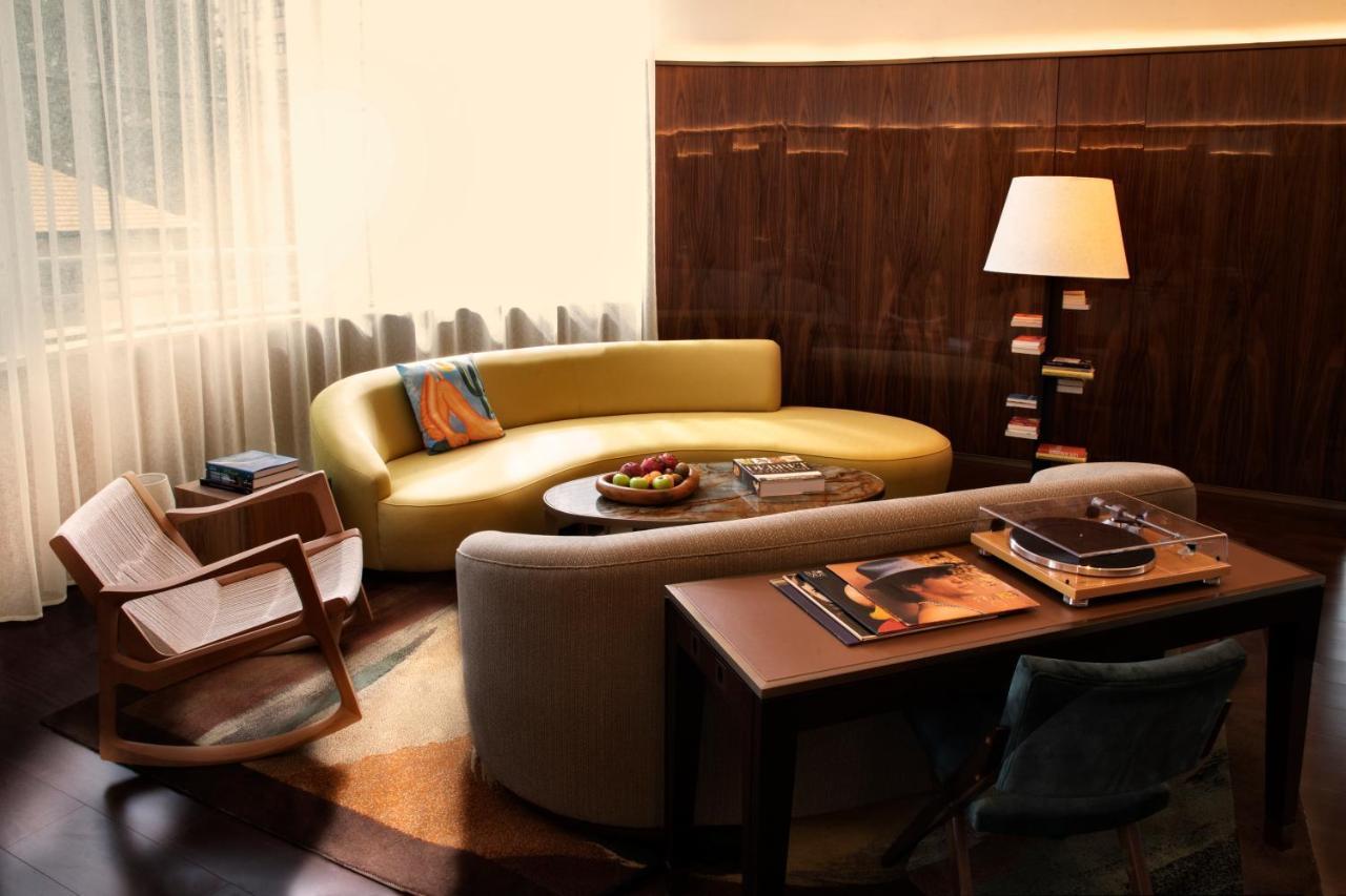 Rosewood Sao Paulo Hotel ภายนอก รูปภาพ A living room at the Mandarin Oriental, New York