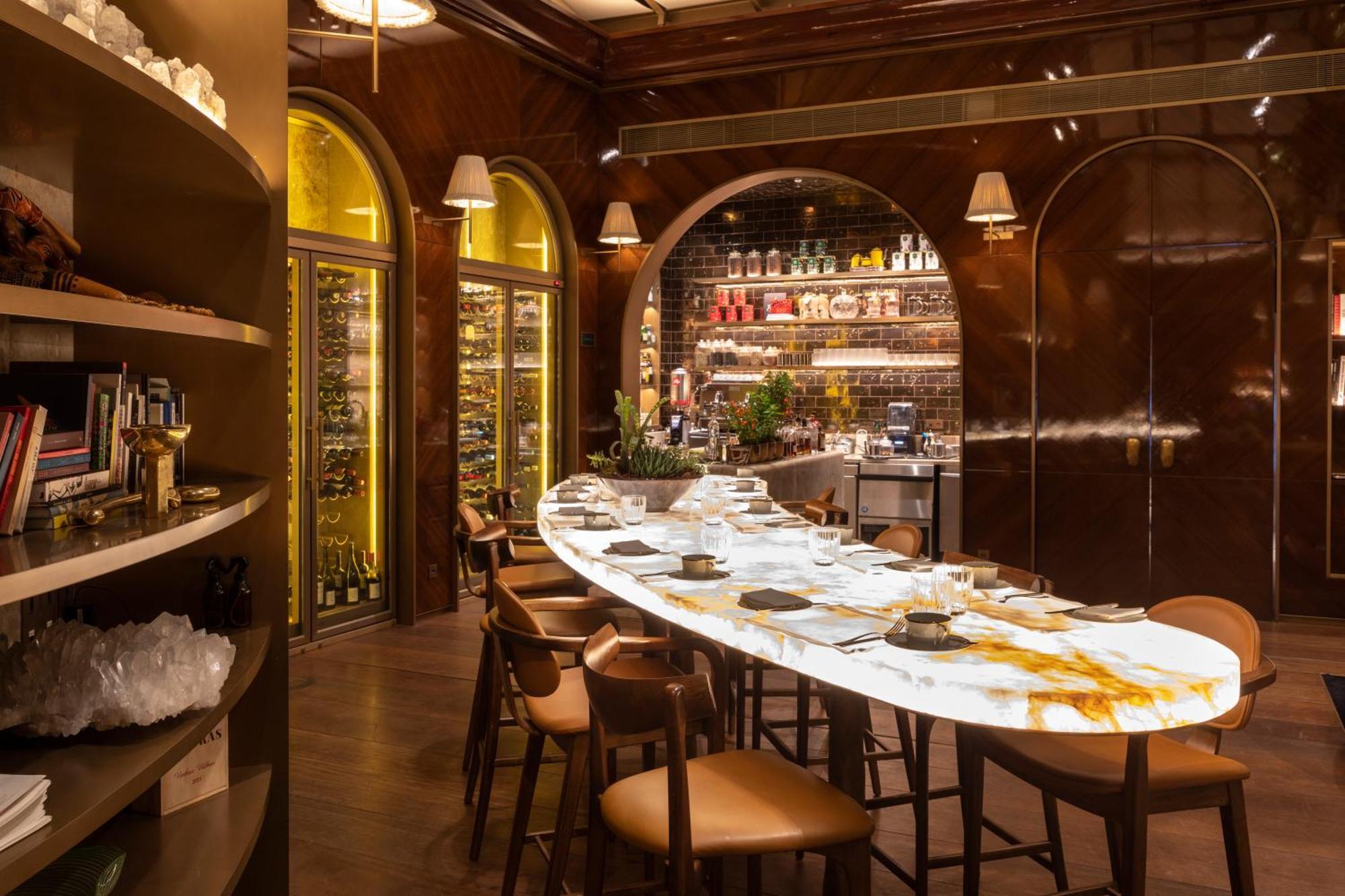 Rosewood Sao Paulo Hotel ภายนอก รูปภาพ Interior of the restaurant